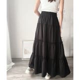 ティアードフレアロングスカート おしゃれ トレンド | Amulet | 詳細画像11 