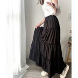 ティアードフレアロングスカート おしゃれ トレンド | Amulet | 詳細画像12 