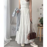 ティアードフレアロングスカート おしゃれ トレンド | Amulet | 詳細画像16 