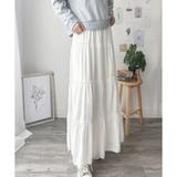 ティアードフレアロングスカート おしゃれ トレンド | Amulet | 詳細画像17 