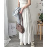 ティアードフレアロングスカート おしゃれ トレンド | Amulet | 詳細画像2 