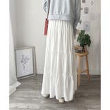 ティアードフレアロングスカート おしゃれ トレンド | Amulet | 詳細画像20 