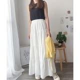 ティアードフレアロングスカート おしゃれ トレンド | Amulet | 詳細画像4 