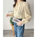 レースライクフリルブラウス ブラウス ギャザー | Amulet | 詳細画像13 