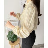 レースライクフリルブラウス ブラウス ギャザー | Amulet | 詳細画像17 