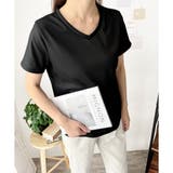 リブタッチVネックトップス リブ 韓国 | Amulet | 詳細画像15