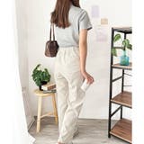 リブタッチVネックトップス リブ 韓国 | Amulet | 詳細画像26