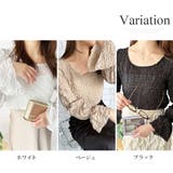 ワッシャータッチボリュームブラウス ブラウス シアー | Amulet | 詳細画像5 