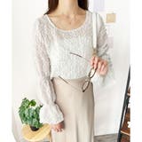 ワッシャータッチボリュームブラウス ブラウス シアー | Amulet | 詳細画像9 