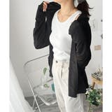 長袖ライトパーカー レディース 無地 | Amulet | 詳細画像4 