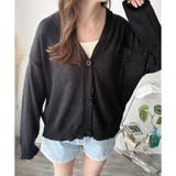 エアリーニットカーディガン レディース 長袖 | Amulet | 詳細画像10