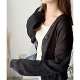 エアリーニットカーディガン レディース 長袖 | Amulet | 詳細画像12