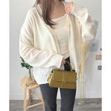 エアリーニットカーディガン レディース 長袖 | Amulet | 詳細画像19