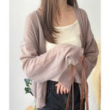 エアリーニットカーディガン レディース 長袖 | Amulet | 詳細画像24