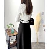 フェイクボタン配色ニット レディース 長袖 | Amulet | 詳細画像18 