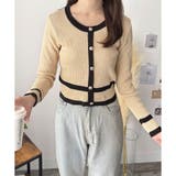 フェイクボタン配色ニット レディース 長袖 | Amulet | 詳細画像23 