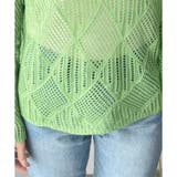 透かし編みニットトップス レディース 長袖 | Amulet | 詳細画像36 