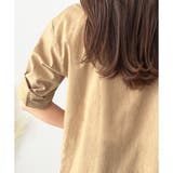 リネン風ノーカラーシャツアウター レディース 羽織り | Amulet | 詳細画像22 