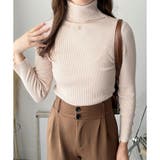 袖ボタンリブタートルニット レディース 長袖 | Amulet | 詳細画像20 