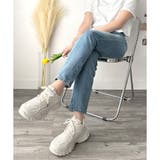 メッシュ切替厚底スニーカー レディース 軽量 | Amulet | 詳細画像12 