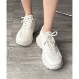 メッシュ切替厚底スニーカー レディース 軽量 | Amulet | 詳細画像14 