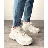 メッシュ切替厚底スニーカー レディース 軽量 | Amulet | 詳細画像2 