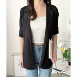 エアリーテーラードジャケット 薄手 レディース | Amulet | 詳細画像11 