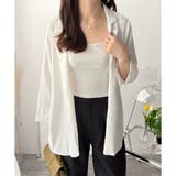 エアリーテーラードジャケット 薄手 レディース | Amulet | 詳細画像18 