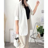 エアリーテーラードジャケット 薄手 レディース | Amulet | 詳細画像26 