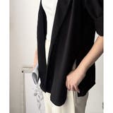 エアリーテーラードジャケット 薄手 レディース | Amulet | 詳細画像29 