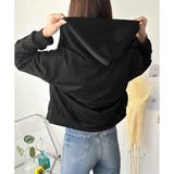 ショート丈ジップパーカー レディース 無地 | Amulet | 詳細画像11 