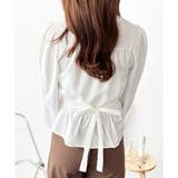 2WAYリボンブラウス レディース 長袖 | Amulet | 詳細画像11