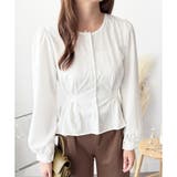 2WAYリボンブラウス レディース 長袖 | Amulet | 詳細画像9