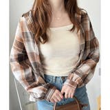 カジュアルチェック柄シャツ レディース 長袖 | Amulet | 詳細画像7