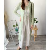 透かし編みロングカーディガン レディース 羽織り | Amulet | 詳細画像20 