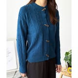 ケーブル風トグルボタンカーディガン レディース 長袖 | Amulet | 詳細画像21 