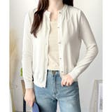 クルーネックニットカーディガン 長袖 レディース | Amulet | 詳細画像21 