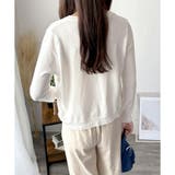 クルーネックニットカーディガン 長袖 レディース | Amulet | 詳細画像22 