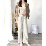 クルーネックニットカーディガン 長袖 レディース | Amulet | 詳細画像24 