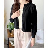 クルーネックニットカーディガン 長袖 レディース | Amulet | 詳細画像25 