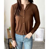 クルーネックニットカーディガン 長袖 レディース | Amulet | 詳細画像31 