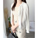 クルーネックニットカーディガン 長袖 レディース | Amulet | 詳細画像7 