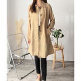 ベーシックステンカラーコート レディース おしゃれ | Amulet | 詳細画像18 