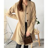 ベーシックステンカラーコート レディース おしゃれ | Amulet | 詳細画像4 