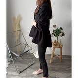 ギャザー切り替えフードブルゾン レディース アウター | Amulet | 詳細画像14 