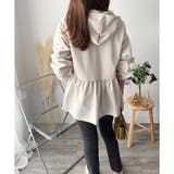 ギャザー切り替えフードブルゾン レディース アウター | Amulet | 詳細画像21 