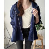 ギャザー切り替えフードブルゾン レディース アウター | Amulet | 詳細画像26 