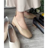 スクエアトゥローヒールパンプス おしゃれ レディース | Amulet | 詳細画像21 