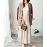 シフォン風プリーツロングスカート レディース ウエストゴム | Amulet | 詳細画像12 