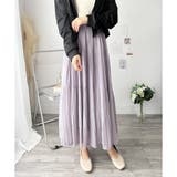 シフォン風プリーツロングスカート レディース ウエストゴム | Amulet | 詳細画像20 